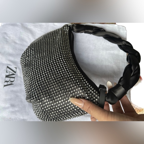 ZARA rhinestone shoulder bag - Picture 9 of 9